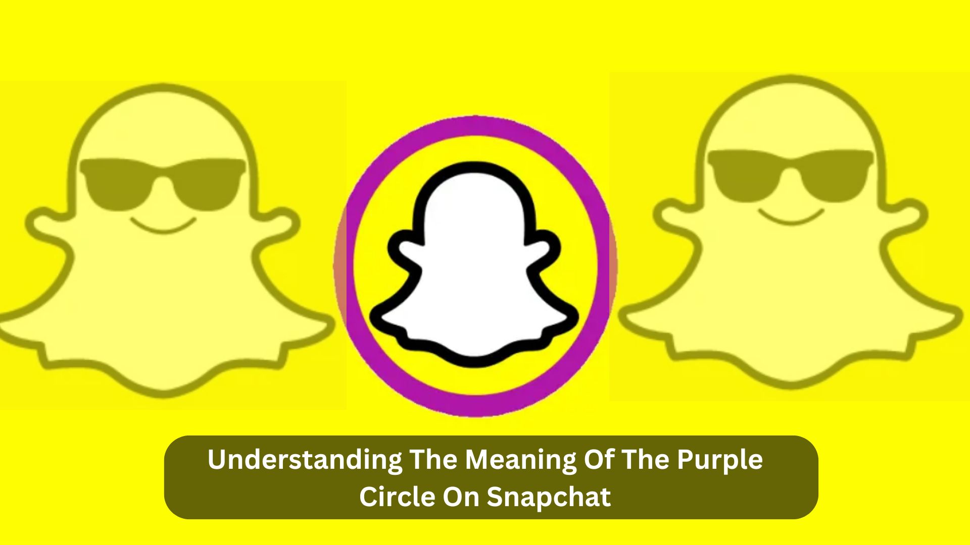 Understanding The Meaning Of The Purple Circle On Snapchat