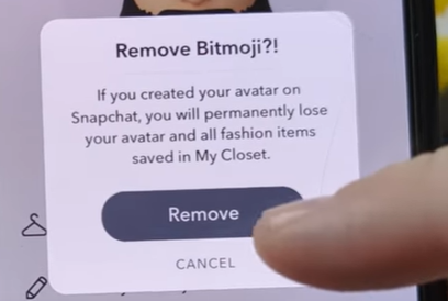 how to delete your bitmoji
